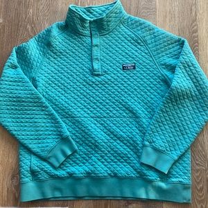 LLBean Mens XL quilted sweatshirt